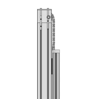 56-100-1 MODULAR SOLUTIONS DOOR PART<br>DOOR CHAIN FRONT CLAMP KIT - ANSI 40